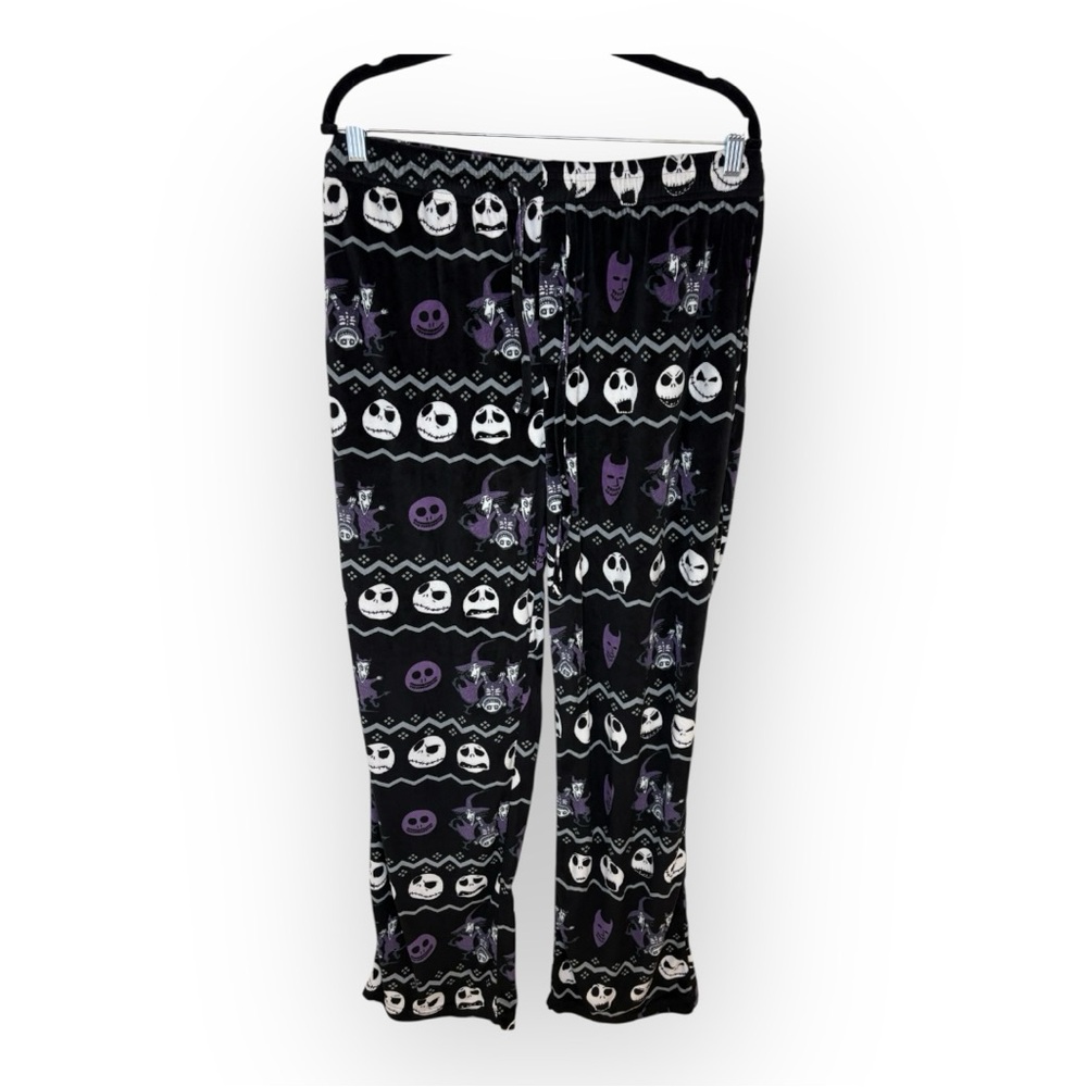 Disney Nightmare Before Christmas Jack Skellington Fleece Pajama Pants Large